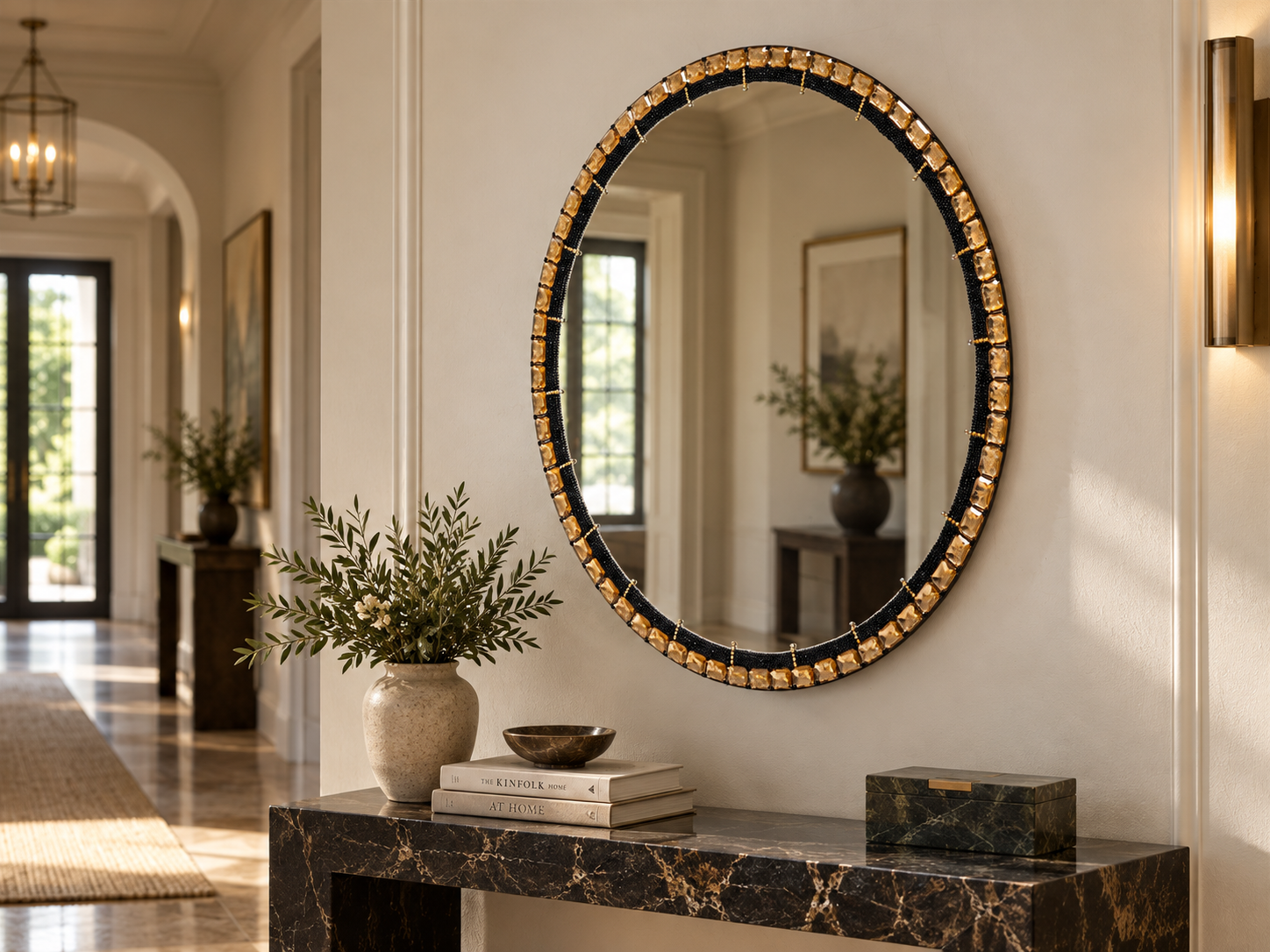 Nefertiti Round Mirror — 900mm(W) x 900mm(L) - Image 5