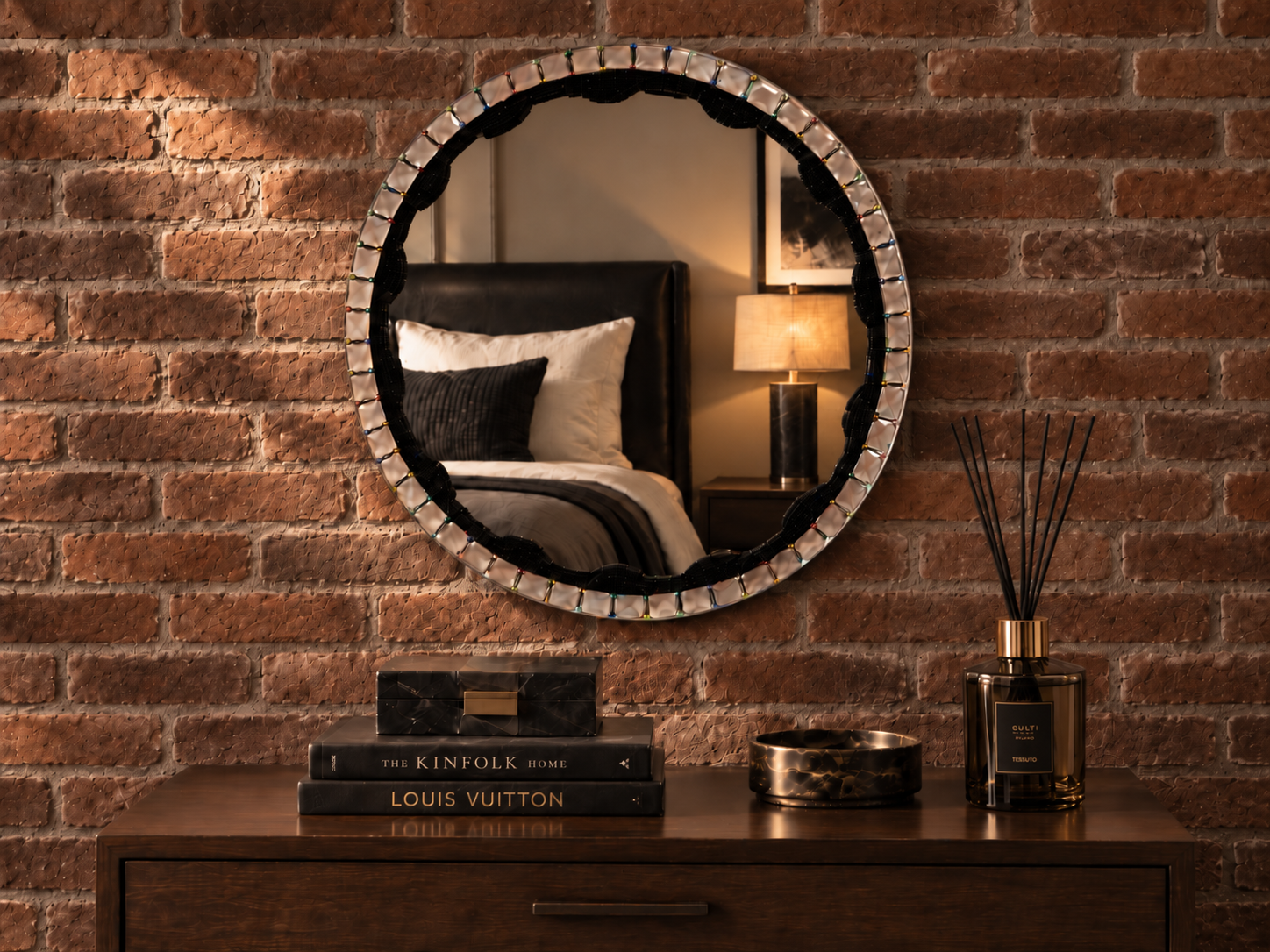 Ndlovu Round Mirror — 700mm(W) x 700mm(L) - Image 11